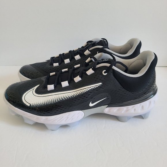 NEW Nike Alpha Huarache Elite 4 MCs Baseball Cleats FD6221-010 Size 13 Black